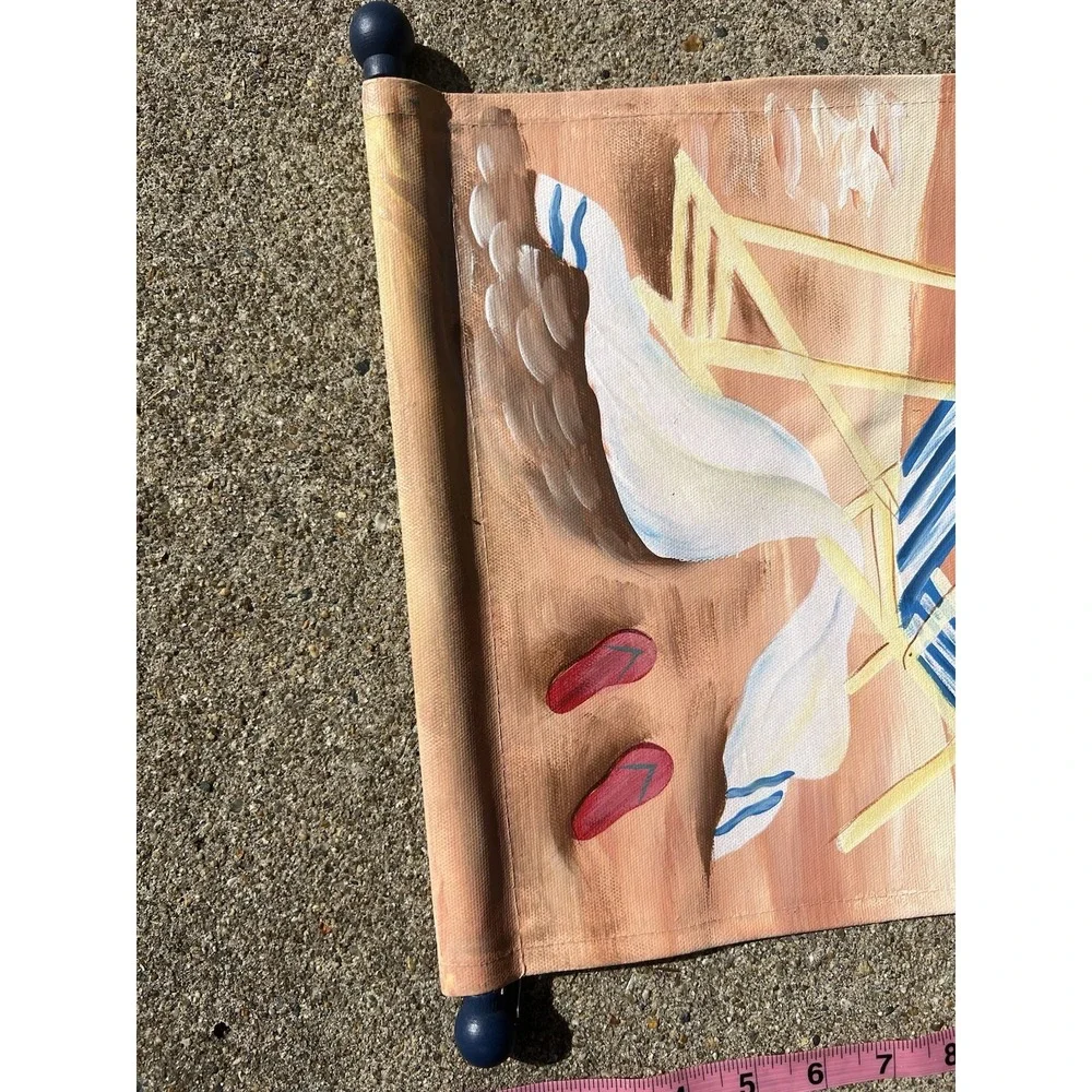 Beach Hanging Canvas Hand Painted Beautiful Summer Decor‎